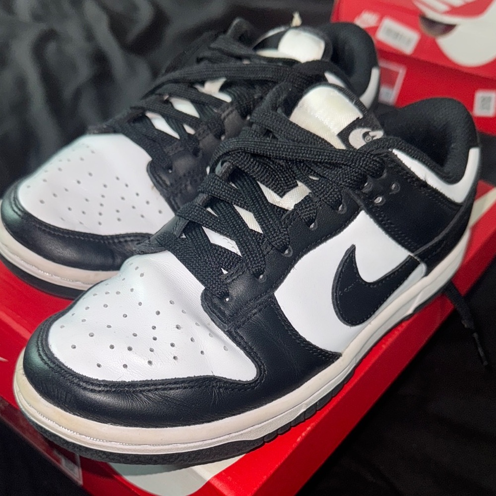 Nike Black and White Dunk Sneakers Iconic Design